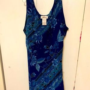 👗Beautiful blue colored dress 👗 size 14